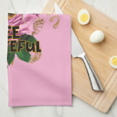 Bee Grateful Theedoek (Quarter Fold)