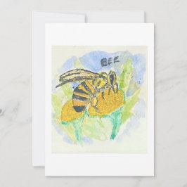 Bee Greeting Card Kaart