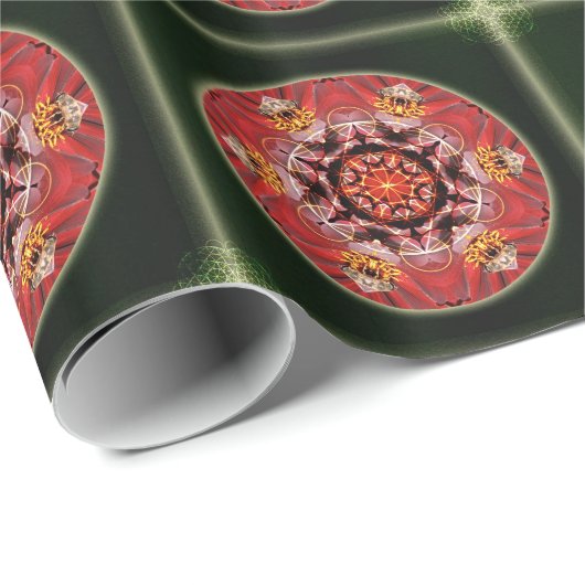 Bee Groen Cadeaupapier (Rol Hoek)