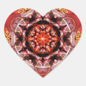 Bee Groen Hart Sticker (Voorkant)