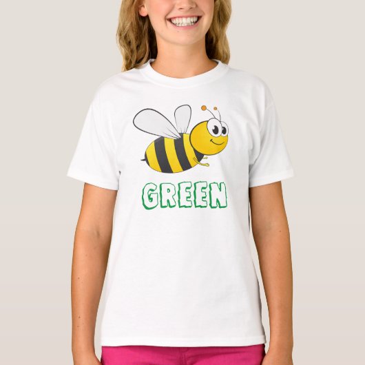 Bee Groen T-shirt (Voorkant)