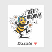 Bee Groovy Sticker (Vel)