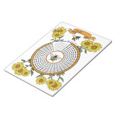 Bee Habit Tracker Custom Notitieblok (Schuin)