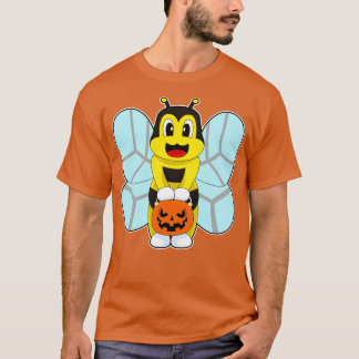 Bee Halloween pompoen T-shirt