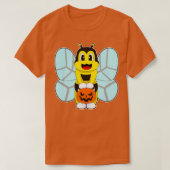 Bee Halloween pompoen T-shirt (Design voorkant)