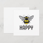 Bee Happy (Voorkant / Achterkant)