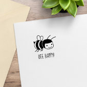 Bee Happy 2 Rubberstempel