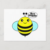 Bee Happy 3 Briefkaart (Voorkant)