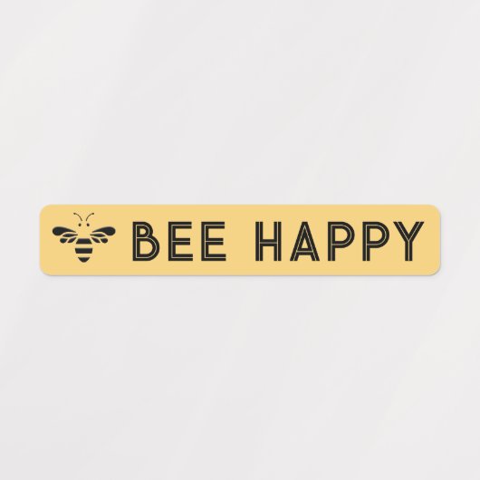 BEE HAPPY 96 Waterdichte Tamper-evidente Honey Sea Labels (Design 1)