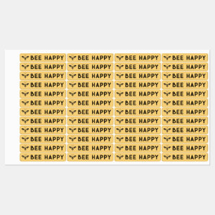 BEE HAPPY 96 Waterdichte Tamper-evidente Honey Sea Labels