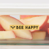 BEE HAPPY 96 Waterdichte Tamper-evidente Honey Sea Labels (Aangebracht)