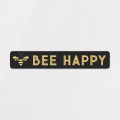 BEE HAPPY 96 Waterdichte Tamper-evidente Honey Sea Labels (Design 2)