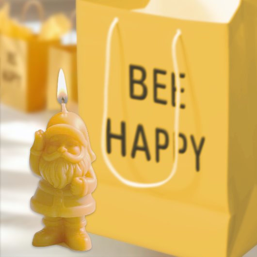 BEE HAPPY Apiary Bijenhouder Natuur Lover Gift Tas Medium Cadeauzakje