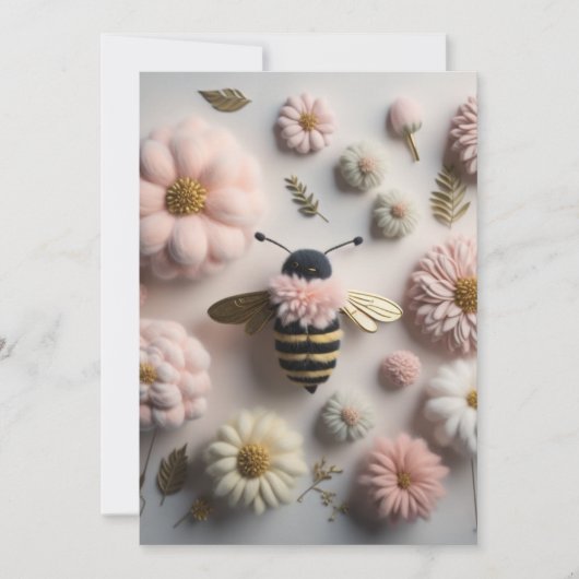 Bee Happy Bedankkaart (Voorkant)
