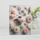 Bee Happy Bedankkaart (Staand voorkant)