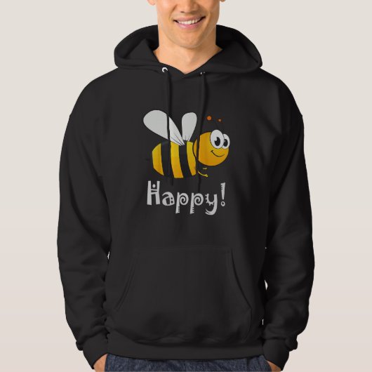 Bee Happy Bee Bright Hoodie (Voorkant)