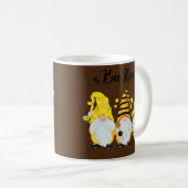 Bee Happy Bee Gnome Spring Koffiemok (Voorkant rechts)
