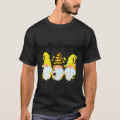 Bee Happy Bee Gnome Spring T-shirt (Voorkant)