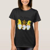 Bee Happy Bee Gnome Spring  T-shirt (Voorkant)