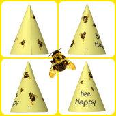 Bee Happy Birthday Bumblebee Feesthoedjes