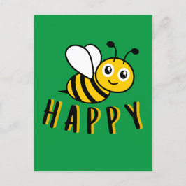 Bee Happy Briefkaart