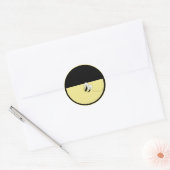 Bee Happy Bumble Bee Envelope Seal Stickers (Envelop)