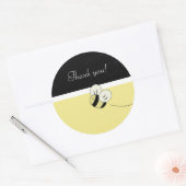 BEE HAPPY Bumble Bee Favor Stickers (Envelop)