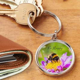 Bee Happy Bumblebee Sleutelhanger