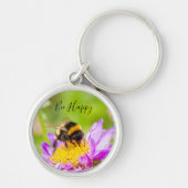 Bee Happy Bumblebee Sleutelhanger (Voorkant)