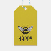 Bee Happy Cadeaulabel (Voorkant)