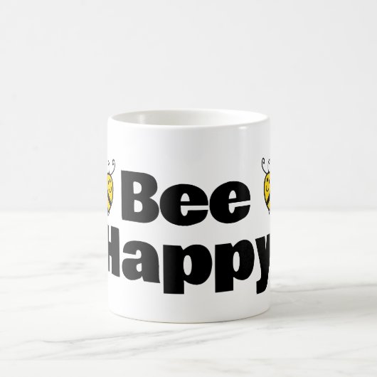 Bee Happy Coffee mok cadeau voor imkers (Center)