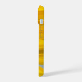 Bee Happy: Een zonnebloem-macrofoto iPhone 15 Case (Linkerkant)