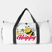 Bee Happy Flower Cartoon  Plunjezak (Achterkant)
