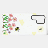 Bee Happy Garden Samsung Galaxy Hoesje (Achterkant horizontaal)