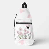 Bee Happy Garden Sling Bag (Voorkant)