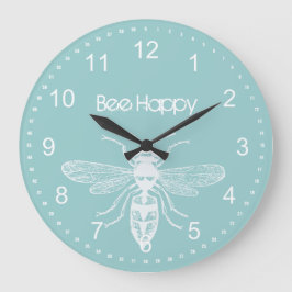 Bee Happy Grote Klok