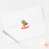 Bee happy / honingbij sticker 2024 adamshits (Envelop)