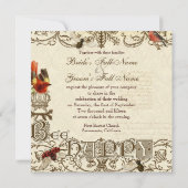 Bee Happy  - Huwelijksuitnodiging Kaart (Achterkant)