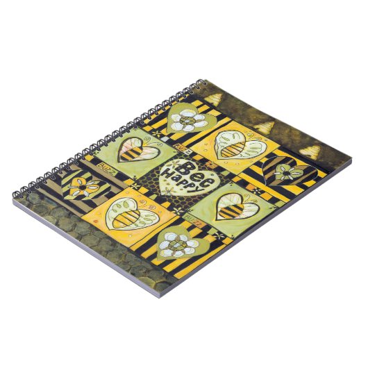 Bee Happy Journal Notitieboek (Linkerzijde)