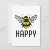Bee Happy Kaart (Voorkant)