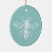 Bee Happy Keramisch Ornament (Rechts)
