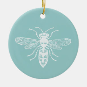 Bee Happy Keramisch Ornament
