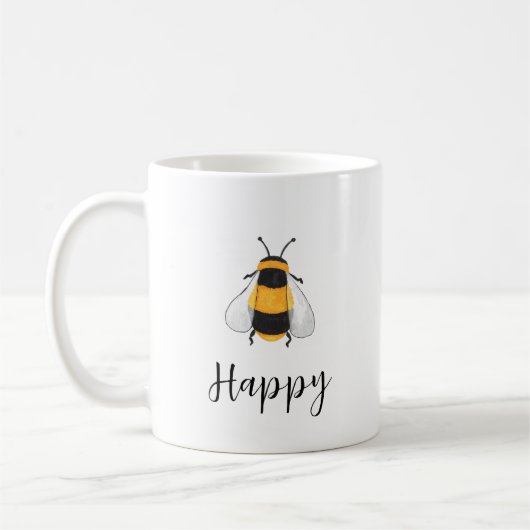 Bee Happy Koffiemok (Links)