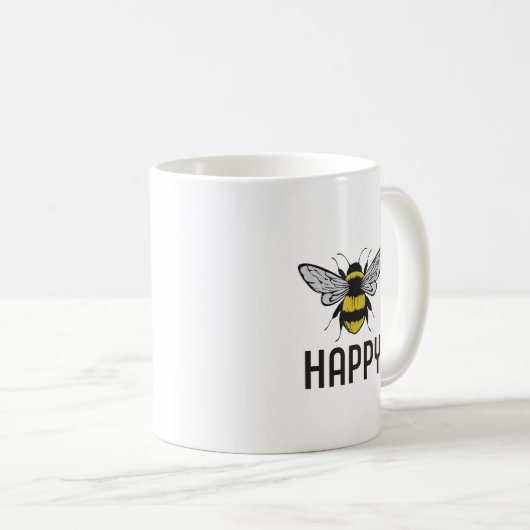 Bee Happy Koffiemok (Voorkant rechts)