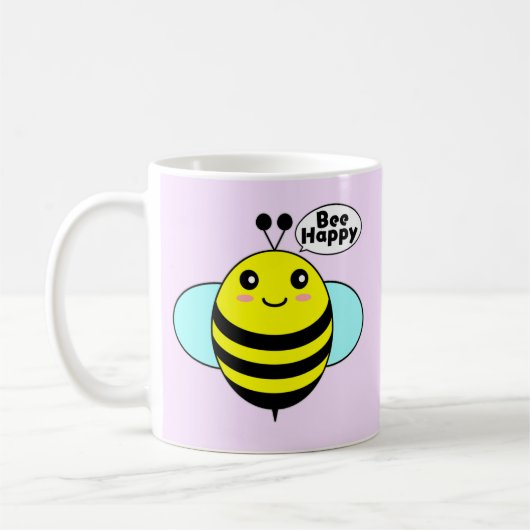 Bee Happy Koffiemok (Links)