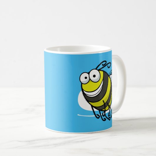 Bee Happy Koffiemok (Voorkant rechts)