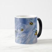 Bee Happy Magic Morphing Mok (Voorkant rechts)