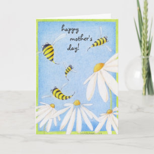 Bee Happy Moederdag Kaart