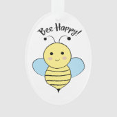 Bee Happy Ornament (voorkant)