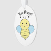 Bee Happy Ornament (voorkant)
